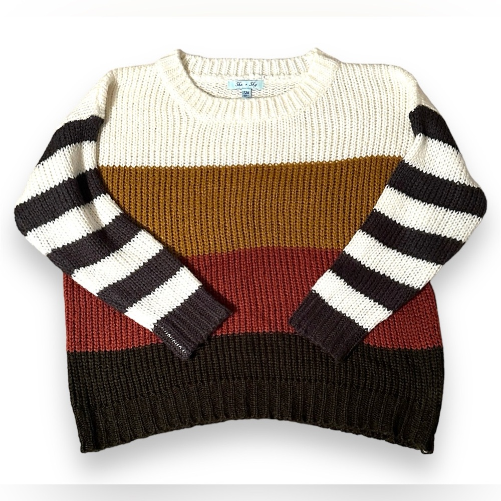 She + Sky oversized sweater; Small/Medium; EUC